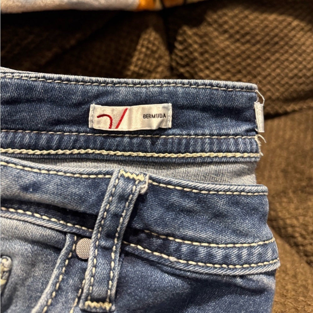 Vigoss Blue Denim Women's Shorts - Picture 3 of 5